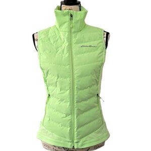 EDDIE BAUER WOMEN'S MOTIONLOFT STRETCH HYBRID  DOWN RUNNING VEST STORM REPEL S